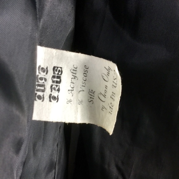 Taiga Tweed Blue and Black Suit Size 6 - Picture 14 of 14